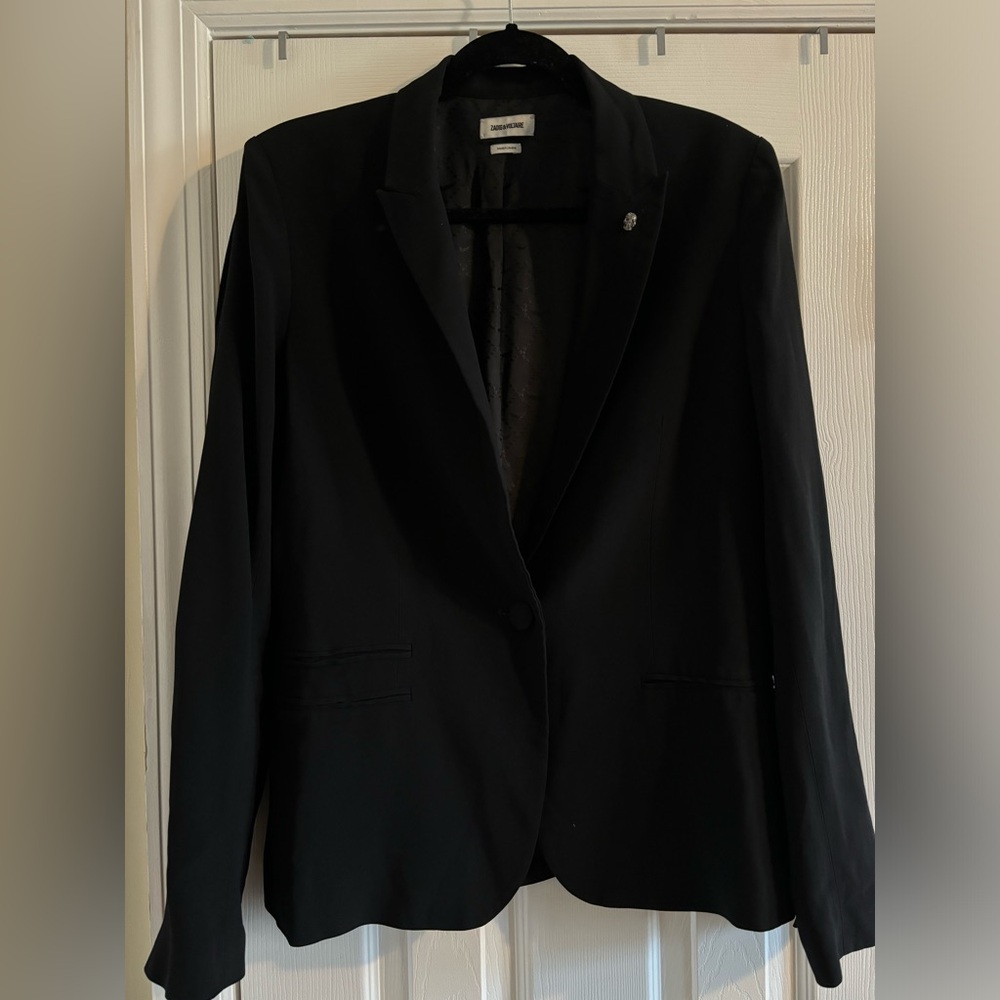 Zadig and Voltaire Vedy Blazer Size 42 (XL) + bonus pin